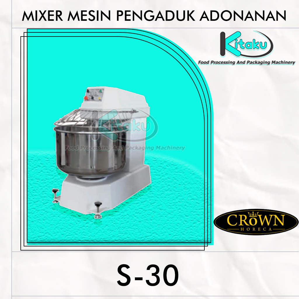 Jual Crown Spiral Mixer S30/mesin mixer mengaduk adonan Shopee Indonesia