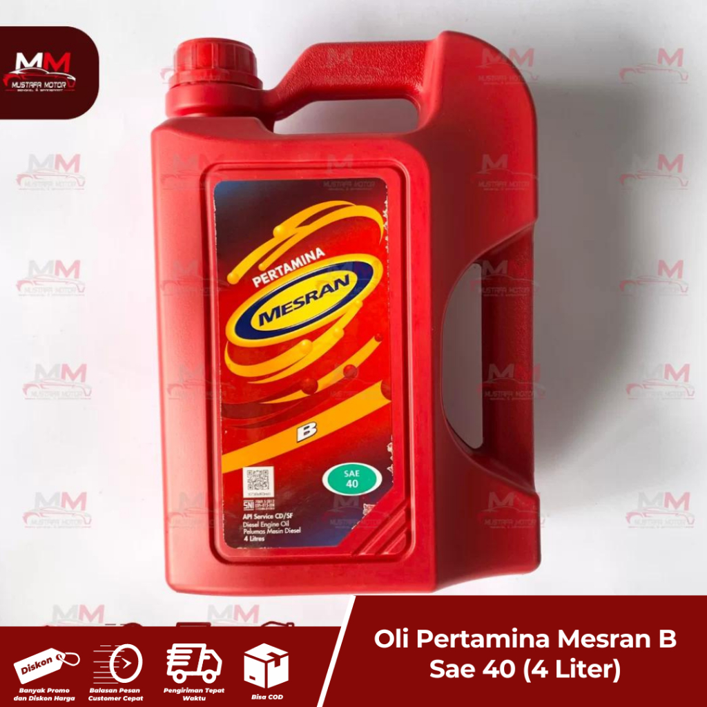 Jual Oli Pertamina Mesran B Sae 40 (4 Liter) | Shopee Indonesia