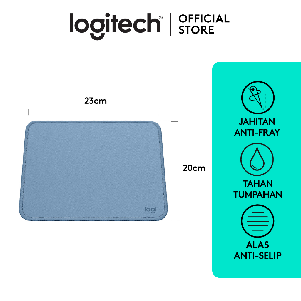 [BUNDLING] Logitech M330 Mouse Wireless Silent Click & Mouse Pad Studio Series Alas Polos Anti Slip (4)