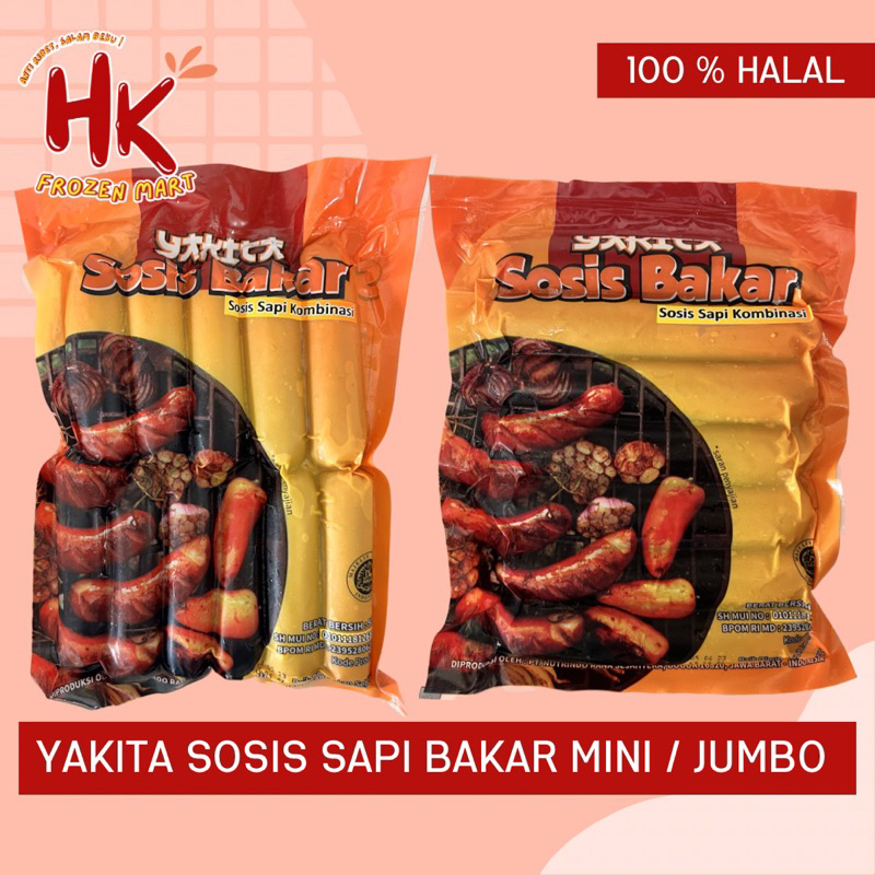 Jual Yakita Sosis Sapi Bakar Mini Isi 13 And Jumbo Isi 8 Sosis Ayoma