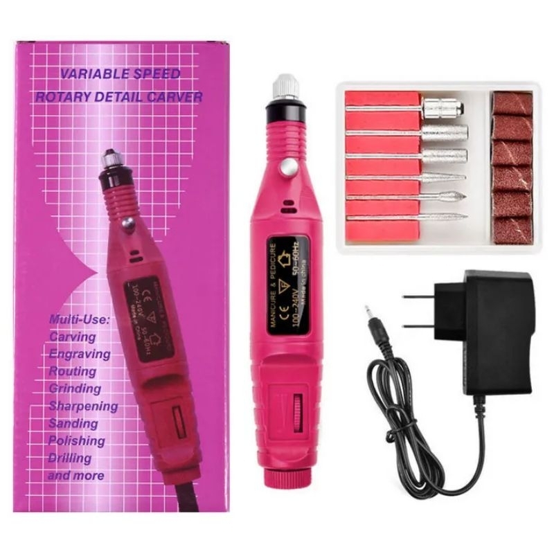 Jual Electric Nail Drill Pen Menicure Pedicure Grinding Machine ...
