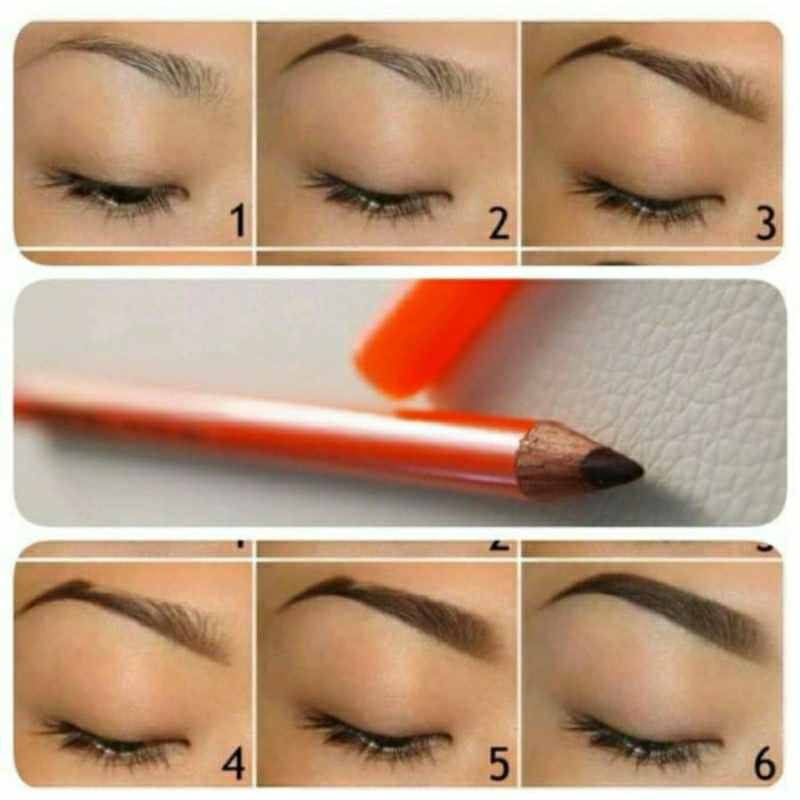 Jual PENSIL ALIS DAVIS ORANGE HITAM COKLAT EYEliner DAVIS PENCIL ALIS