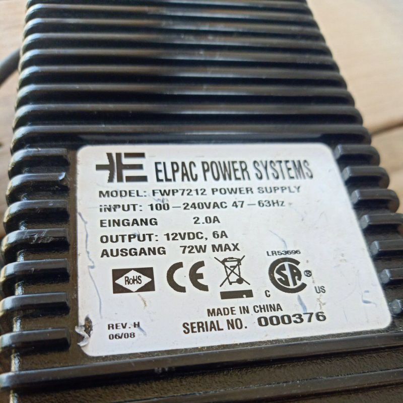 Jual ELPAC POWER SYSTEMS POWER SUPPLY 12VDC 6A | Shopee Indonesia