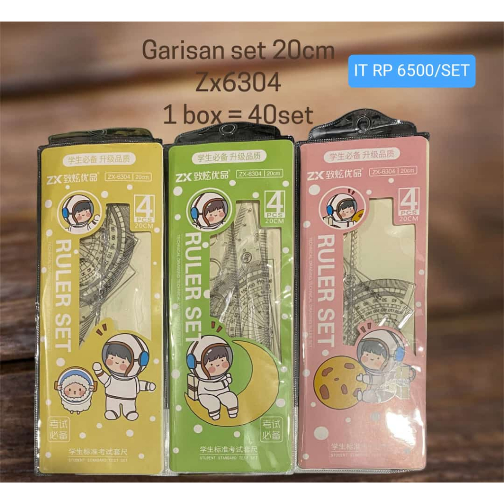 Jual GARISAN SET 20 CM ZX 6304 / 1 PCS | Shopee Indonesia