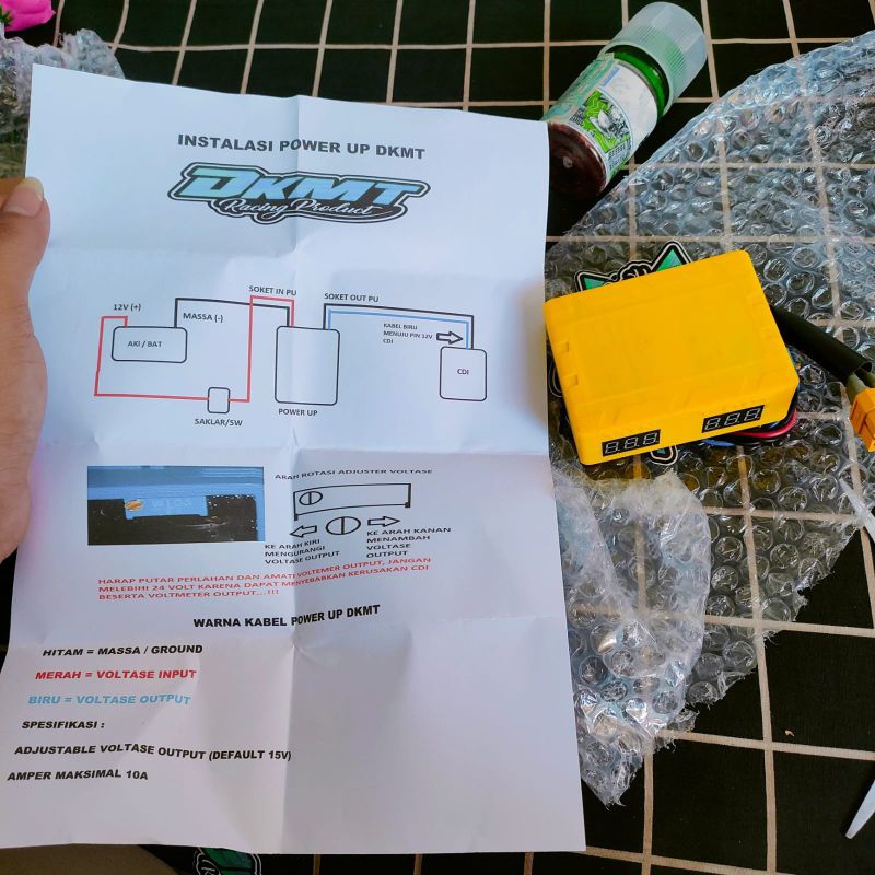 Jual SUPER POWER UP AJUSTABLE BISA DISETING DKMT RACING | Shopee Indonesia