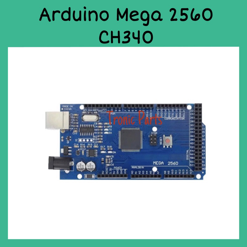 Jual Arduino Mega 2560 R3 CH340 Atmega 2560 Clone Compatible Tanpa ...