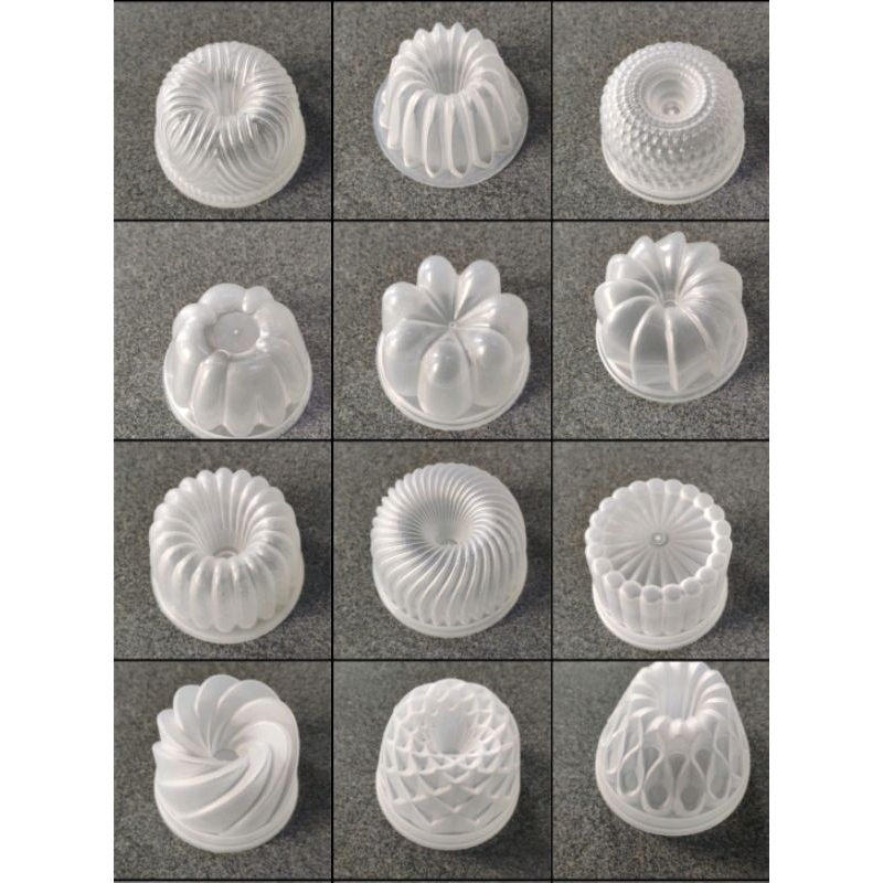 Jual 12 pcs (12 Model) Cetakan Pudding Mini MIX BISA DIKUKUS | Shopee ...