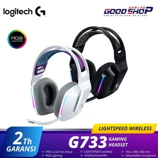 Jual Logitech G733 Lightspeed BLACK - Wireless Gaming Headset