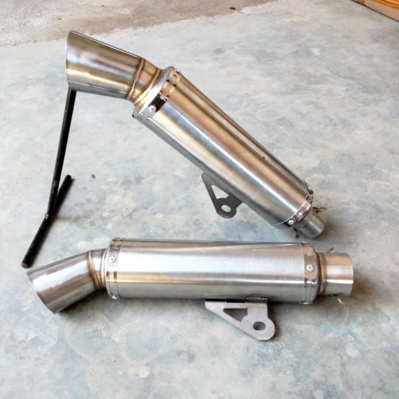 Jual knalpot racing polos cantol bawah custom corong thailand inlet 38 ...