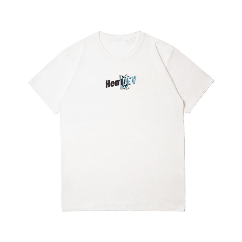 Jual Hemdev Tshirt Oversize Glass White Tees 24s Katun | Shopee Indonesia