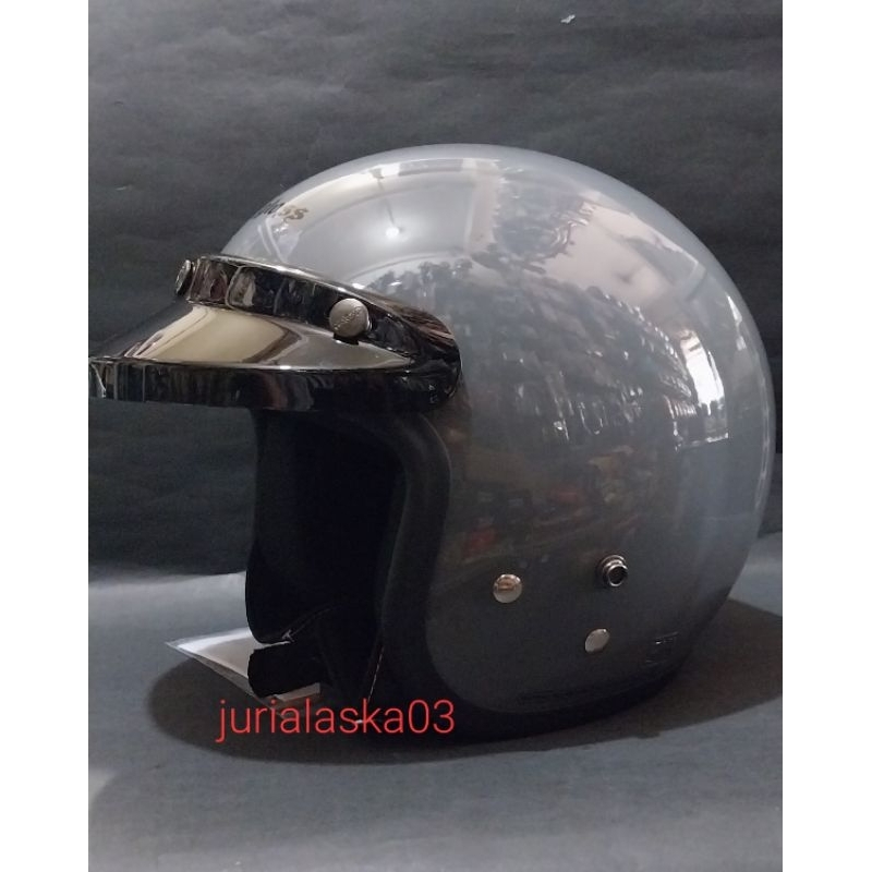 Jual HELM CARGLOSS CFM SOLID HELM HALF FACE RETRO TERLARIS Shopee
