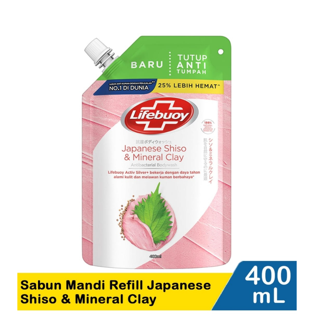 Jual Lifebuoy Body Wash Sabun Mandi Cair Refill Japanese Shiso