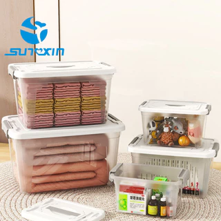 SUNXIN Container Box D01/ Storage Organizer Box / box penyimpanan / Box /Tempat Penyimpanan Multifungsi Kontainer Plastik