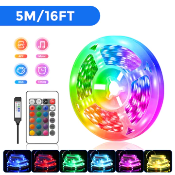 Led Strip Rgb Led Strip Lamp Lampu Led Kamar 5M10M20M30M40M Lampu Rgb Kamar Lampu Led Strip Rgb