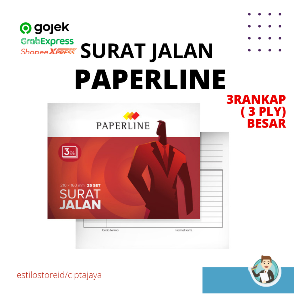Jual SURAT JALAN PAPERLINE RANGKAP 3 / SJR3 | Shopee Indonesia