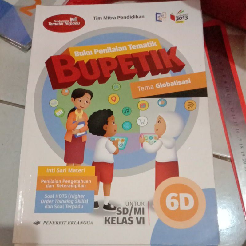 Jual Buku Bupetik 6d Kelas 6 SD Tema Globalisasi Buku Penilaian Tematik ...