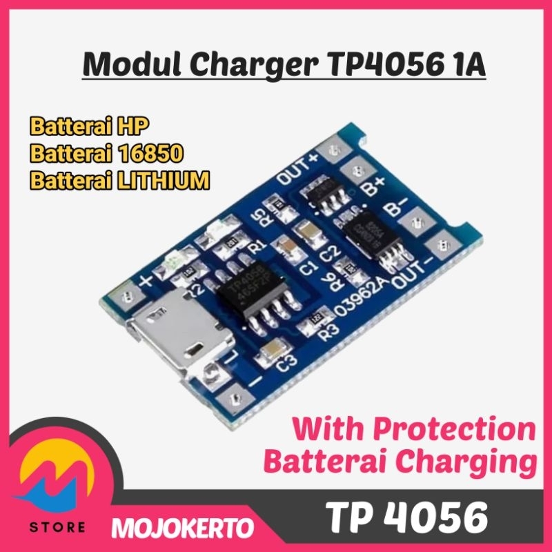 Jual Modul TP4056 with protection | Shopee Indonesia