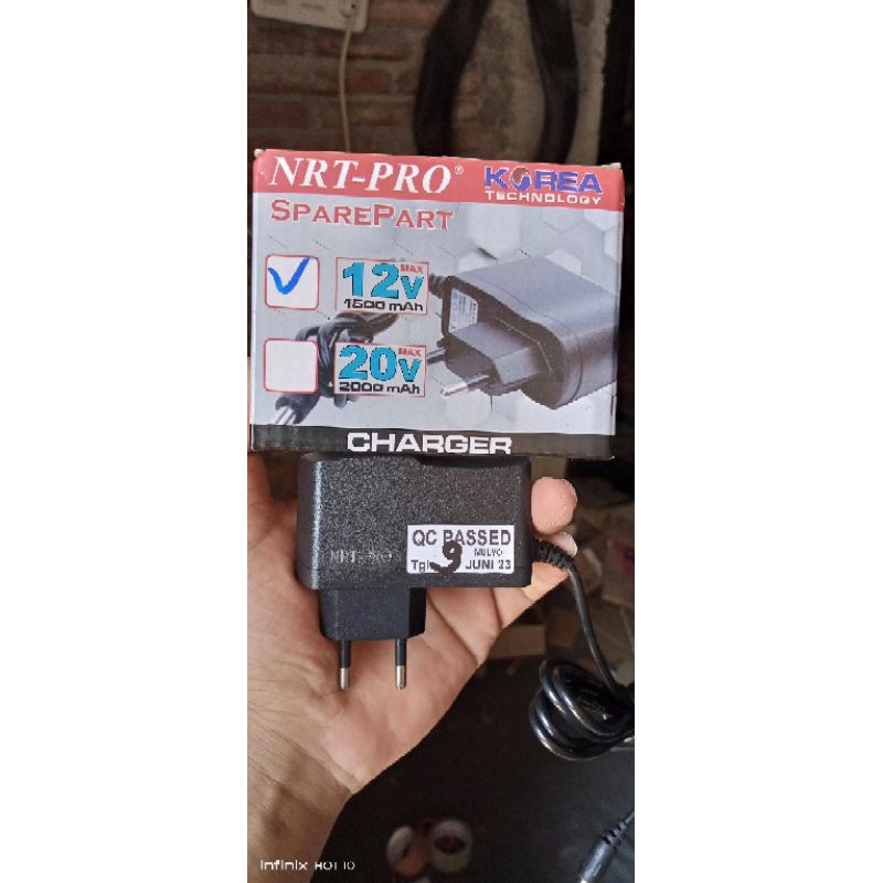 Jual Nrt Pro Charger Bor Baterai Volt Ac Dc Adapter Fast Charging