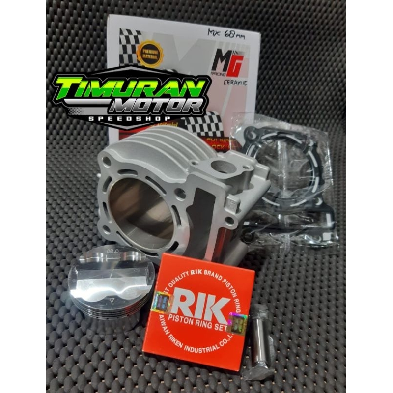 Jual CYLINDER BLOK MG RACING MX MX KING VIXION 68 MM CERAMIC
