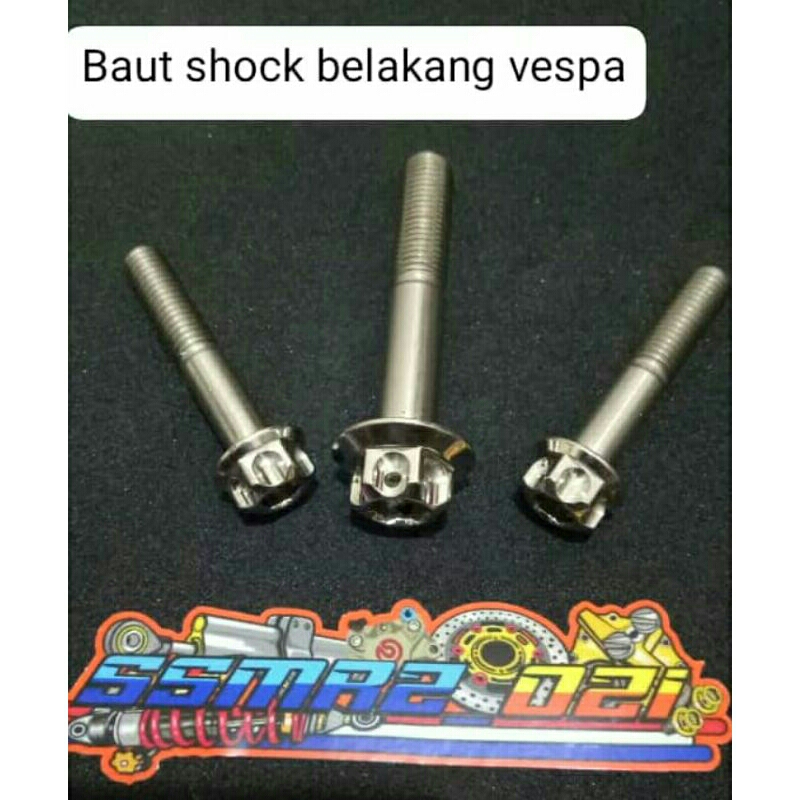 Jual Baut Shock Belakang Vespa Matic Model Blimbing Shopee Indonesia