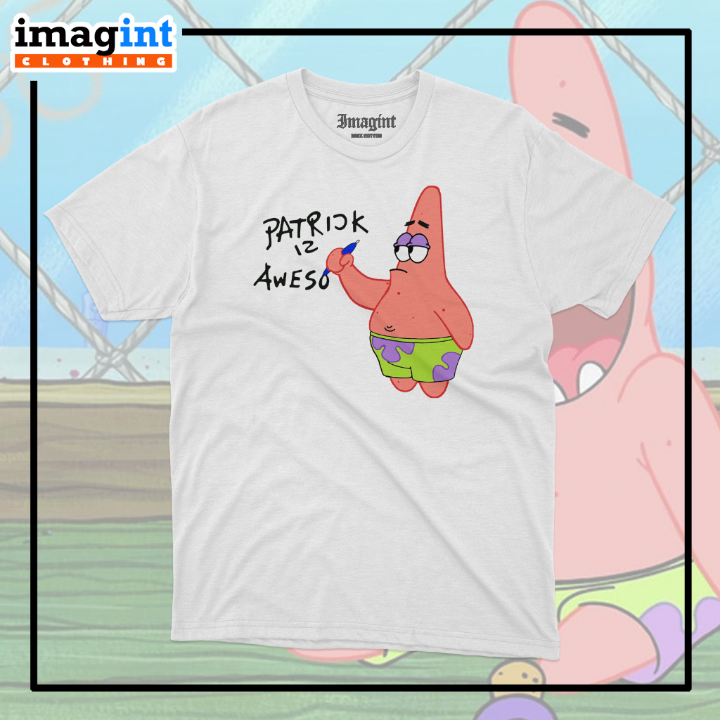 Jual BAJU KAOS PATRICK STAR IS AWESO | Shopee Indonesia