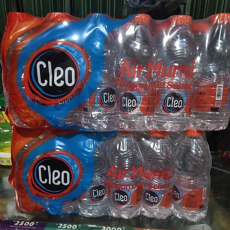 Jual Air Mineral Cleo Botol 220ml Shopee Indonesia 3903