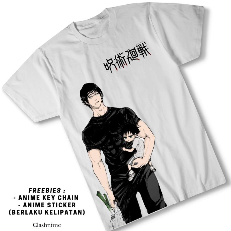 Jual Kaos Toji Fushiguro Jujutsu Kaisen - Shopartonline | Shopee Indonesia
