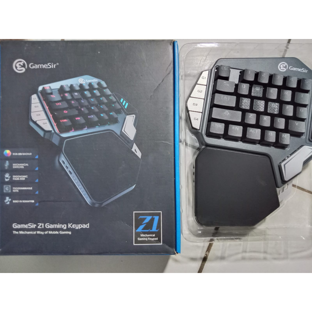 Jual GameSir Z1 Gaming Keyboard (One Hand Keyboard) (Second) Shopee