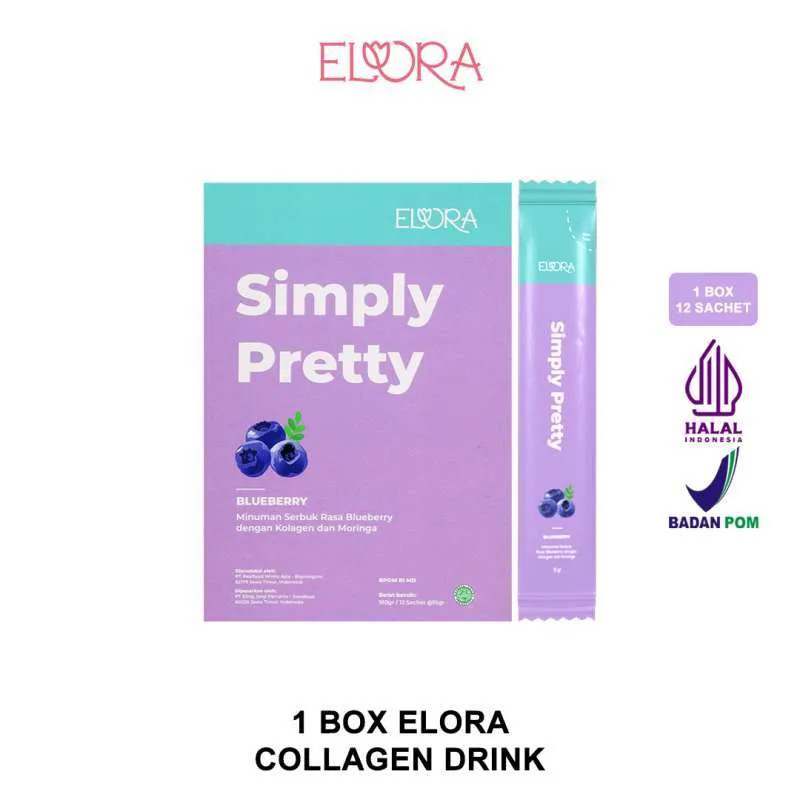 Jual (enceran) ELORA COLLAGEN SIMPLY PRETTY (produk endorse NEW