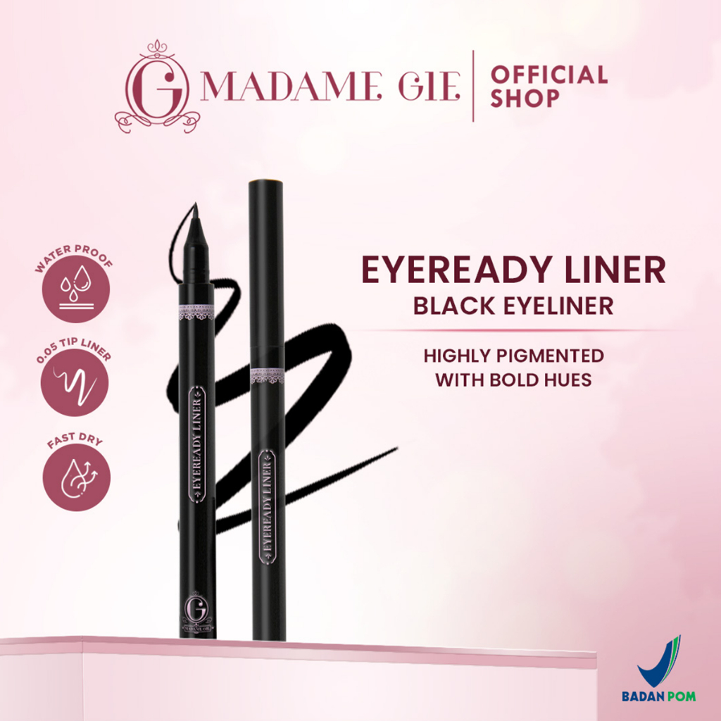 Jual Madame Gie Eyeready Liner Make Up Eyeliner Black Waterproof