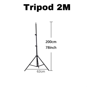 Tripod 2 1 Meter Light Stand Tripod Universal 2 Meter Multifungsi TANPA HOLDER HP