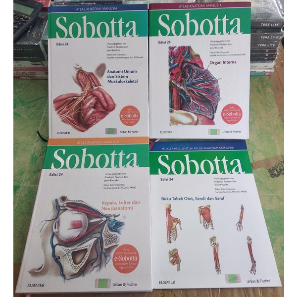 Jual PAKET 4 BUKU SOBOTTA ATLAS ANATOMI MANUSIA EDISI 24 BAHASA ...