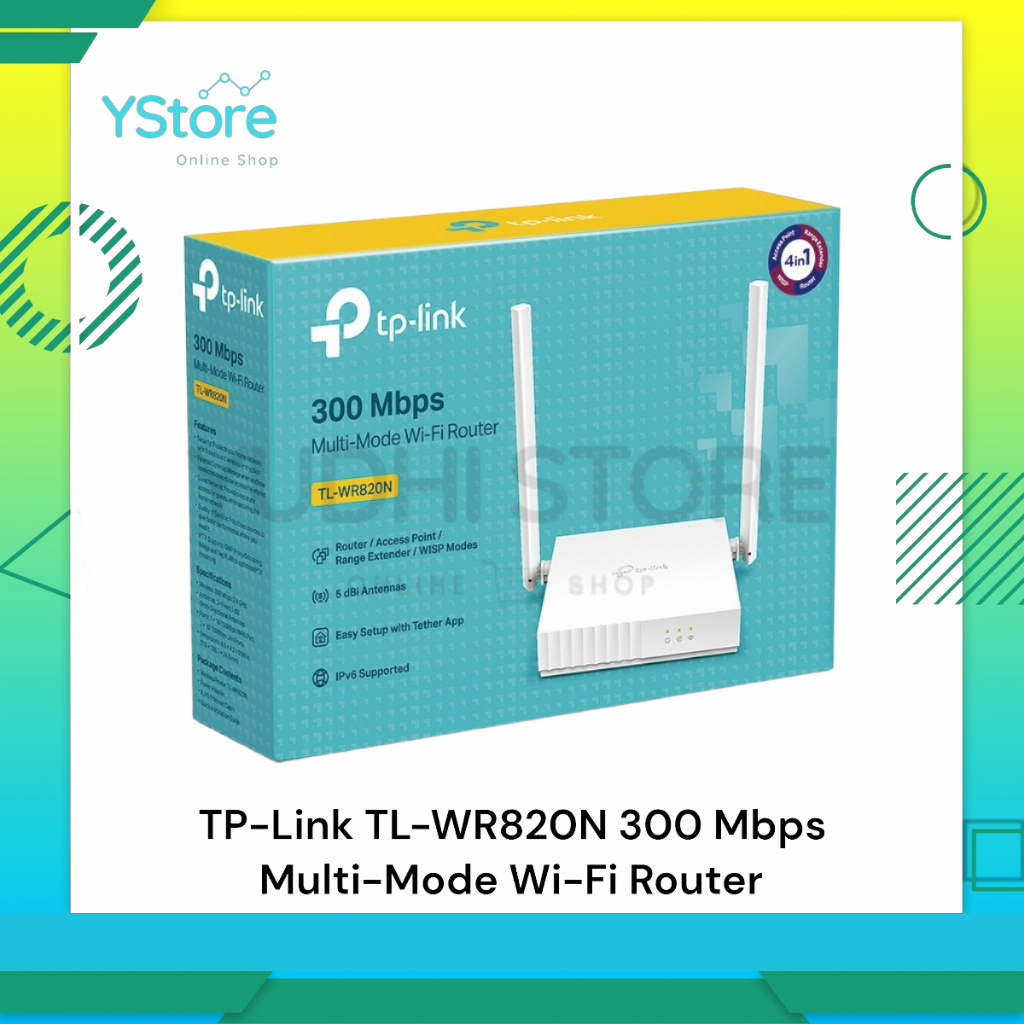 Jual Tp Link Tl Wr820n 300 Mbps Multi Mode Wi Fi Router Shopee Indonesia 6293