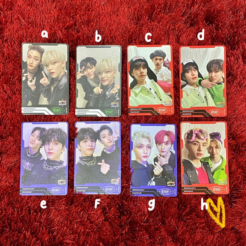 Jual stray kids oddinary unit pc photocard han seungmin lee know