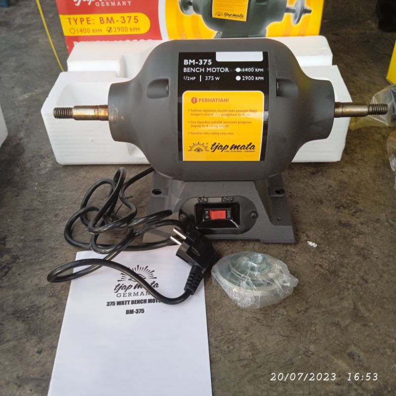Jual Mesin gerinda duduk 8 inch / bench motor grinder BM 375 TJAP MATA ...