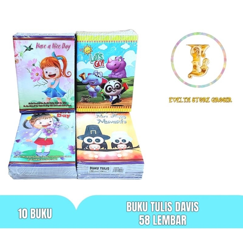 Jual Buku Tulis Murah 1 Pack Isi 58 Lembar ( Dapat 10 Buku ) Sanrio ...