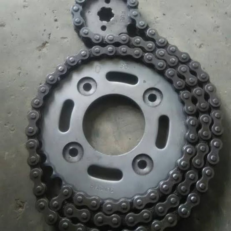 Jual gear gir rantai set Honda Supra x 125 standar | Shopee Indonesia