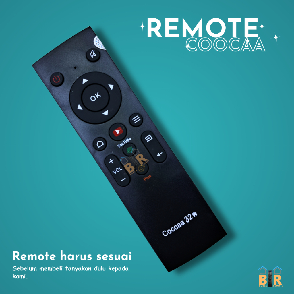 Jual Remot / Remote TV COOCAA Android Smart TV 4K UHD LCD LED series ...
