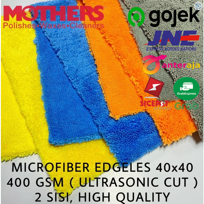 Jual Kain Lap Microfiber Edgeless X Cm Gsm Lap Serbaguna Untuk