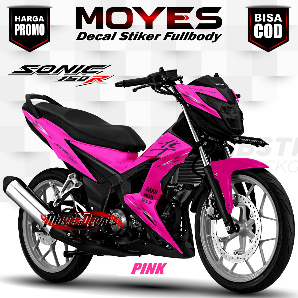 Jual TERBARU Decal Sonic 150r Full Body Stiker Sonic 150r Full Body ...
