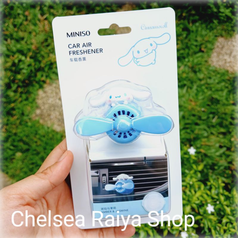 Jual Miniso Sanrio Cinnamoroll Car Air Freshener Amber & Jasmine Parfum