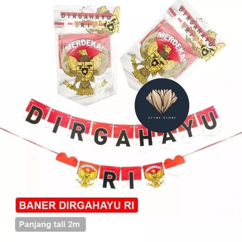 Jual Banner Bendera Segitiga Merah Putih Hut Ri Dirgahayu Ri Hiasan Dekorasi Hut Shopee Indonesia