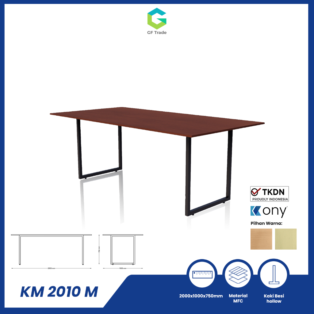 Jual Meja Meeting Kantor Meja Rapat Meja Kantor Km 2010 M Baru Shopee Indonesia 5761