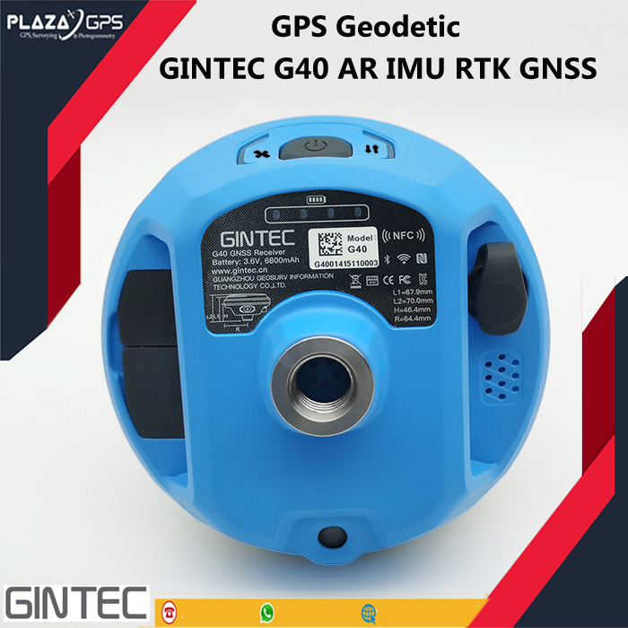 Jual GPS Geodetic GINTEC G40 AR IMU RTK GNSS Receiver ber-CAMERA Visual ...