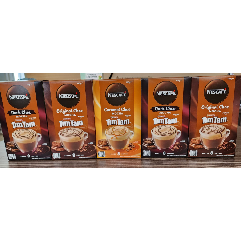 Jual NESCAFE TIMTAM IMPORT AUSTRALIA CAPPUCCINO DECAF TIMTAM ALL