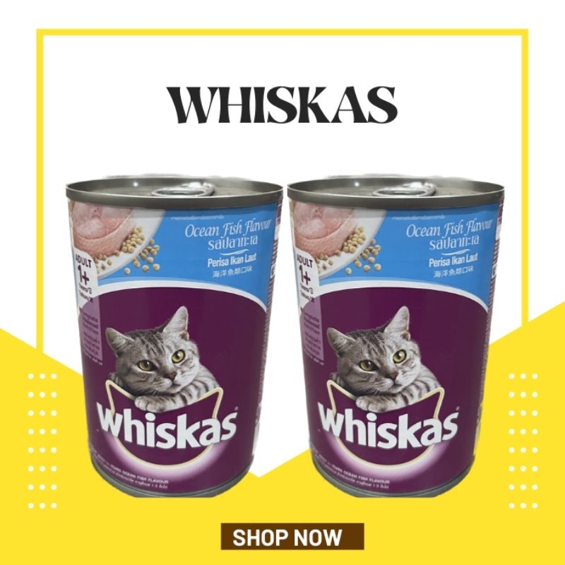 Jual WHISKAS Makanan Kucing Basah Kaleng 400gr Shopee Indonesia