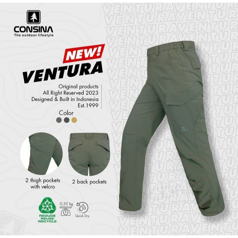 Jual Consina Ventura Celana Panjang Gunung Outdoor Shopee Indonesia