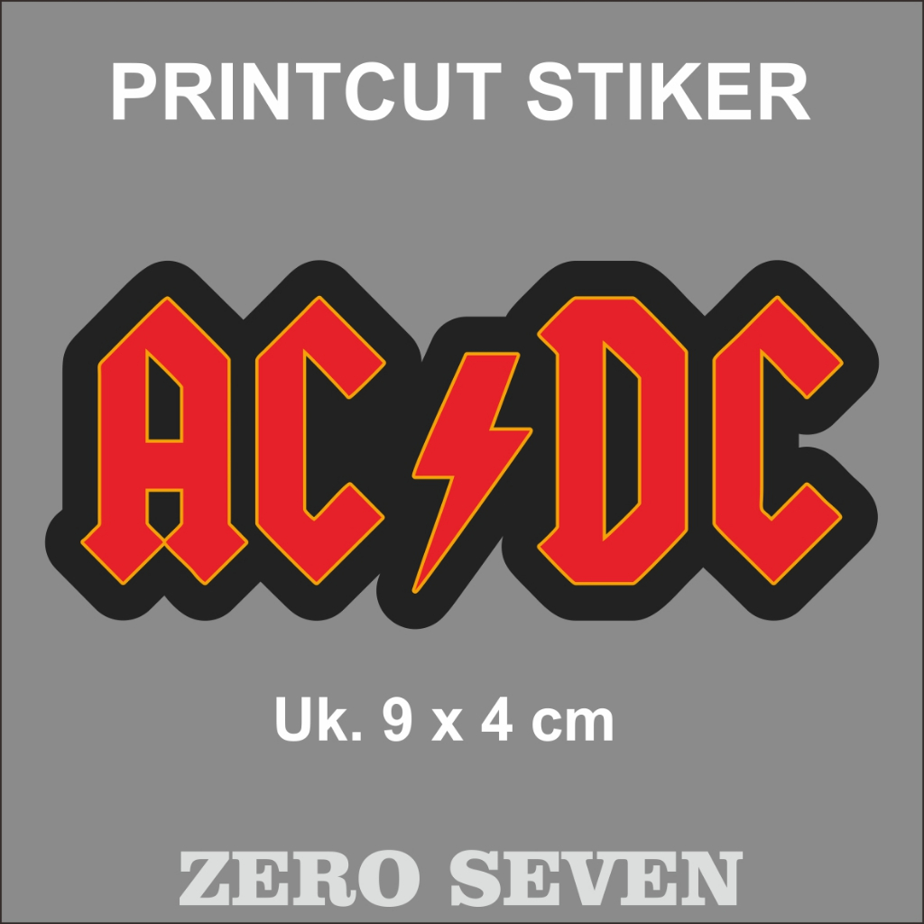 Jual STIKER LOGO BAND AC/DC PRINT & CUT_052 | Shopee Indonesia