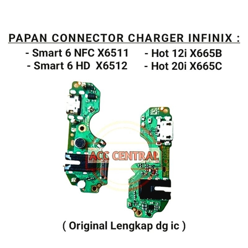 Jual Flexible Board Connector Charger Infinix Hot 12i / Hot 20i / Smart ...