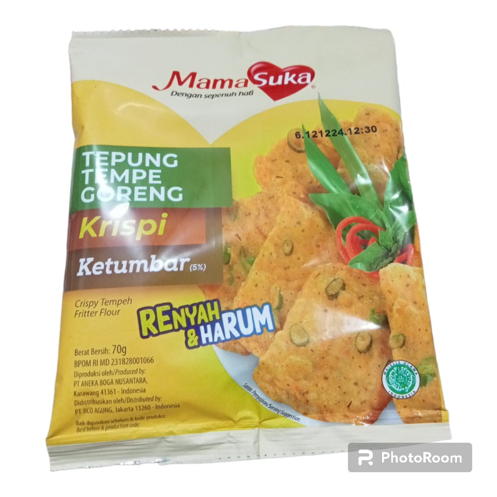 Jual Tepung Tempe Goreng Krispi Ketumbar 70 gram Mamasuka Shopee